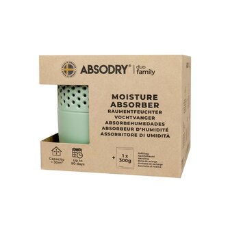 Absodry Duo Family Bag 3 Series Forest Green